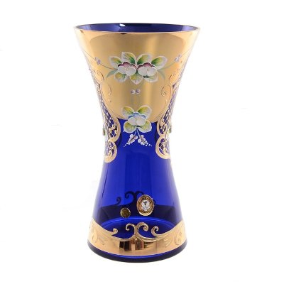 Синяя Лепка Смальта ваза для цветов 24 см Синяя Лепка Смальта ваза для цветов 24 см 13238