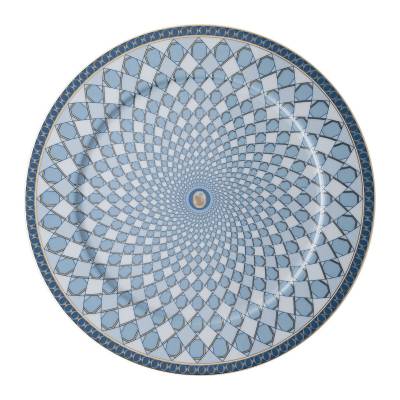 Блюдо круглое 33 см Rosenthal «Swarovski Signum Azure» — немецкий премиальный фарфор