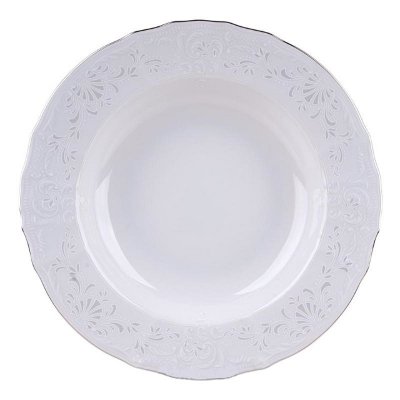 Bernadotte - Набор глубоких тарелок 23 см Бернадотте Платина 2021 Набор тарелок из 6ти штук 23см глубоких