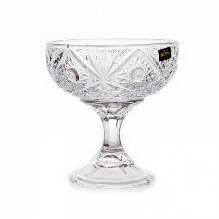 Чехия Crystalite Bohemia "Миранда" ваза для конфет 15см      