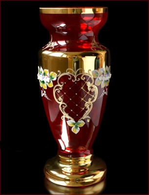 Красная Лепка Смальта ваза для цветов Кубок Красная Лепка Смальта ваза для цветов Кубок