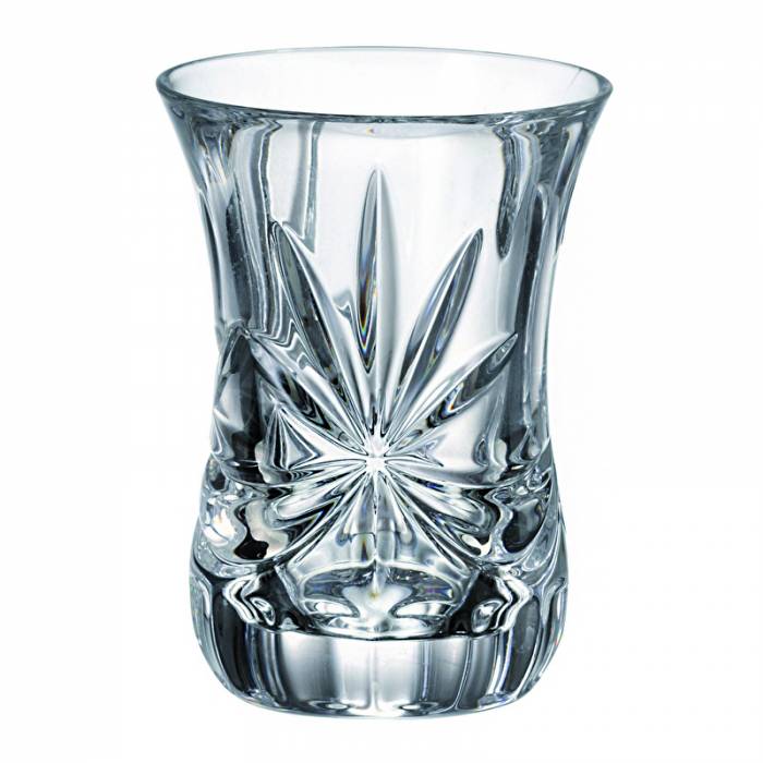 Чехия Crystalite Bohemia "Armudu Ribbon" набор для чая 120мл 6шт 