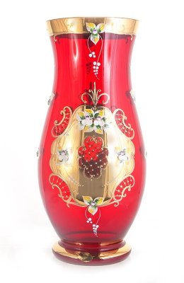 Красная Лепка Смальта ваза для цветов 40см 8304 Красная Лепка Смальта 8304 ваза для цветов 40см