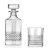 Эко Хрусталь Италия Бриллиант набор штоф 850 мл и 6 стаканов - Бриллиант набор штоф 850 мл и 6 стаканов 