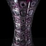 Хрусталь Цветной Снежинка Аметист ваза для цветов 31см Х