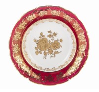 Красная Роза Карлсбад набор тарелок 23см суповых 6штук