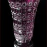 Хрусталь Цветной Снежинка Аметист ваза для цветов 31см