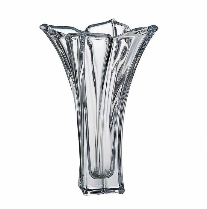Чехия Crystalite Bohemia "Флорал " ваза для цветов 28см  