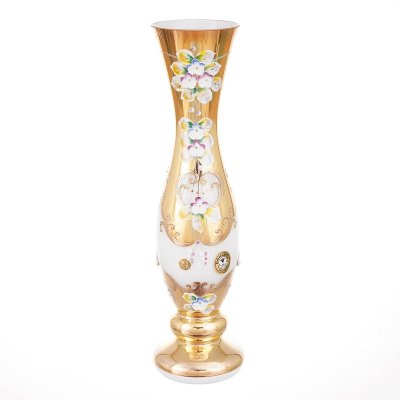 Белая Лепка Смальта ваза для цветов 30 см 22639 Белая Лепка Смальта ваза для цветов 30 см 22639