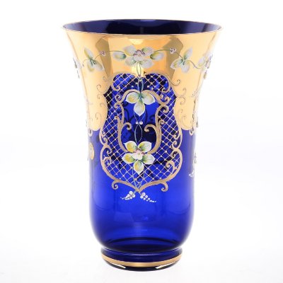 Синяя Лепка Смальта ваза для цветов 30 см 17889 Синяя Лепка Смальта ваза для цветов 30 см 17889