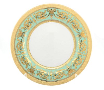 Империал Целадон Голд - набор тарелок 21 см Falkenporzellan Imperial Seladon Gold набор тарелок 21 см