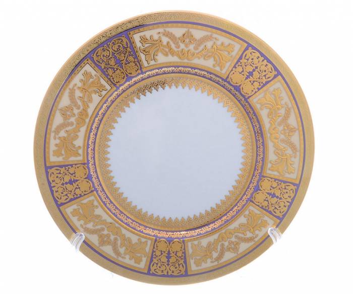 Falkenporzellan Diadem Violet Creme Gold набор тарелок 23см
