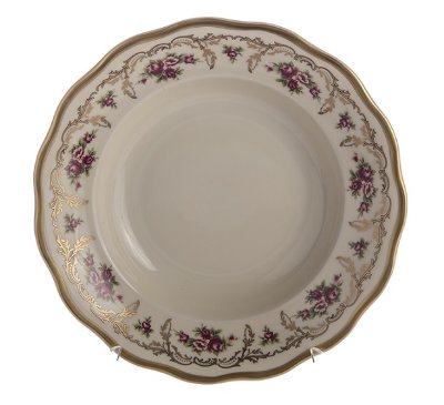 Набор суповых тарелок Аляска 2736 Эпиаг Розовый Букет набор тарелок 23 см для супа 6 штук