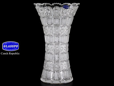 Хрусталь Снежинка Glasspo ваза для цветов 35см Хрусталь Снежинка Glasspo ваза для цветов 35см 