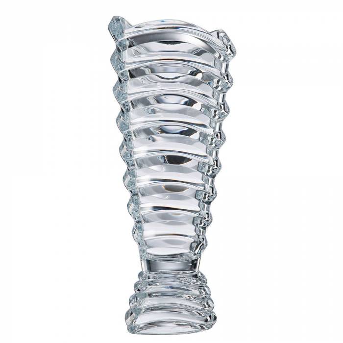 Чехия Crystalite Bohemia "WAVE " ваза для цветов 41,5см