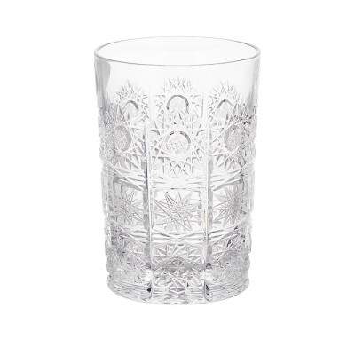 Glasspo (Гласспо) Хрусталь снежинка набор стаканов для чая Классический Чешский хрусталь Снежинка