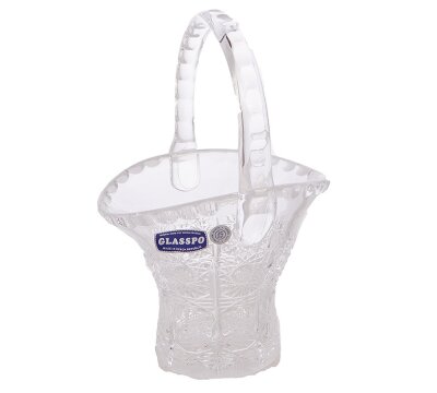 Хрусталь Снежинка Glasspo корзина для конфет 14 см Хрусталь Снежинка Glasspo корзина для конфет 14 см