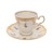 набор кофейных пар 140мл Королевский ситец Карлсбад - набор чашек 140мл с блюдцами для кофе 6 штук