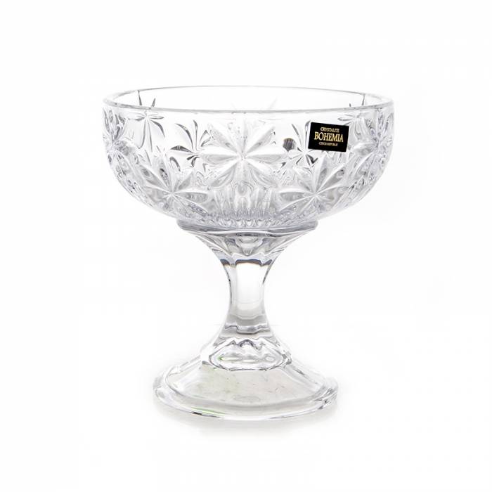 Чехия Crystalite Bohemia "Персеус Нова" ваза для конфет 15см 
