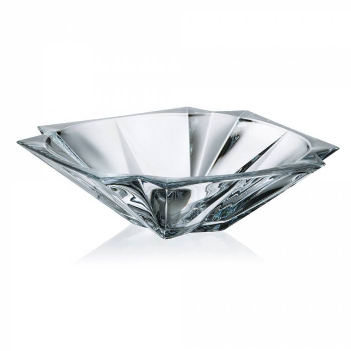 Чехия Crystalite Bohemia "Метрополитан" ваза для фруктов 33см 