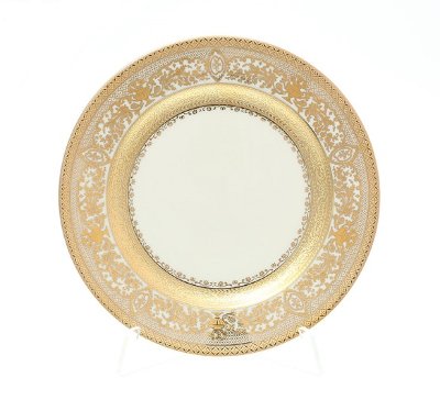 Маджестик Крем Голд - набор десертных тарелок 17 см FalkenPorzellan Majestic Cream Gold набор тарелок 17 см 