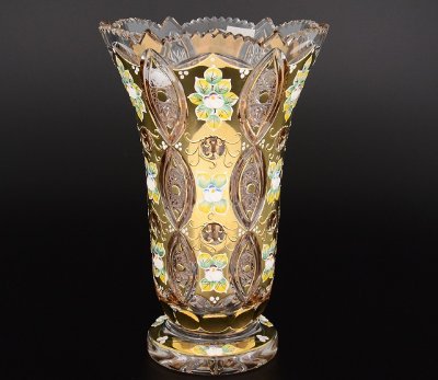 Хрусталь с Золотом Sonne Crystal ваза для цветов 35см Хрусталь с Золотом Sonne Crystal ваза для цветов 35см