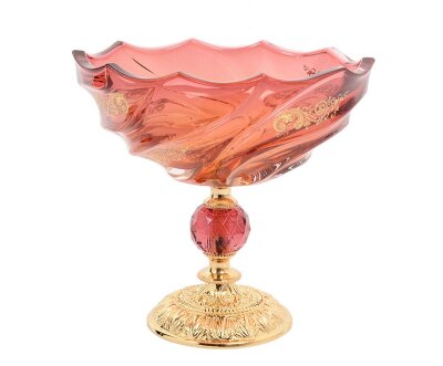 Rosaperla Розовый ваза для конфет 19х15х18см Rosaperla ваза для конфет 36273