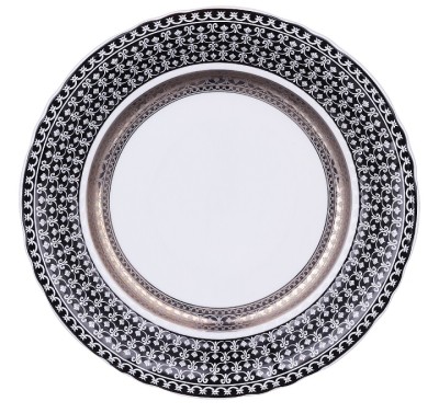 Leander (Леандер) Соната 2115 Серебристый набор тарелок 25см 6шт Leander Соната 2115 набор тарелок 25см 