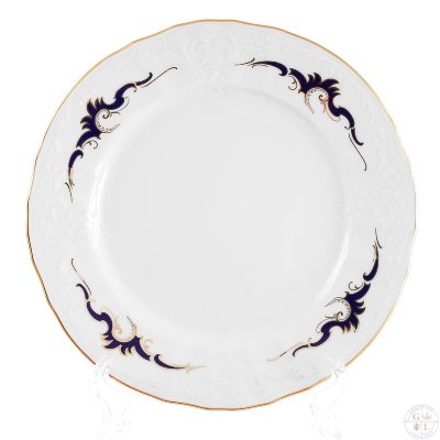 Бернадотт Синие Вензеля набор тарелок 17 см Бернадотт Синие Вензеля набор тарелок 17 см