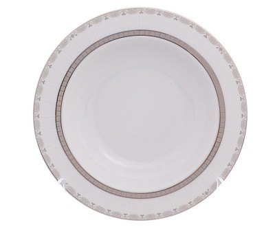 Тхун Опал Платиновая лента тарелки глубокие 23см суповые тарелки Thune Опал Платиновая лента 