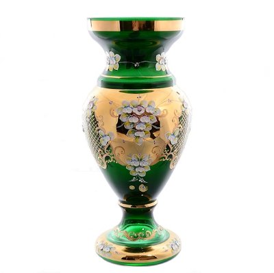 Зеленая Лепка Смальта ваза для цветов 50 см 23025 Зеленая Лепка Смальта ваза для цветов 50 см 23025