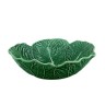 Бордалло Cabbage Зеленая салатник 29см