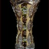 Хрусталь с Золотом Смальта ваза для цветов 31см