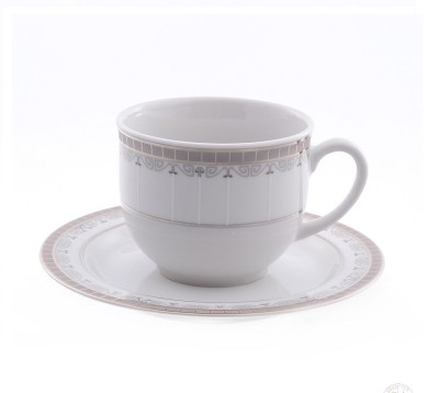 Тхун Опал Платиновая лента набор для кофе чашки с блюдцами 6 штук Thune Платиновая лента 