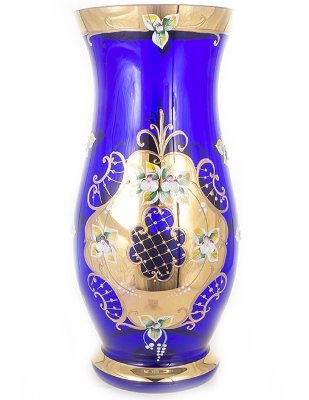 Синяя Лепка Смальта ваза для цветов 35см 8304 Синяя Лепка Смальта 8304 ваза для цветов 35см