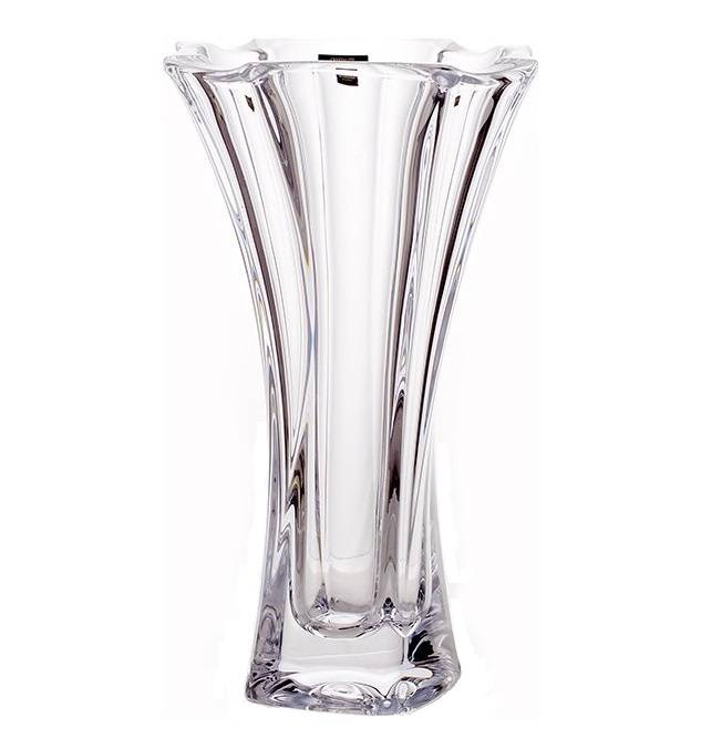 Чехия Crystalite Bohemia "Нептун " ваза для цветов 32см