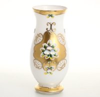 Белая Лепка Смальта ваза для цветов 26см S-A