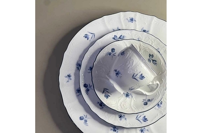 Представляем новый декор от фабрики Thune (Тхун) Bernadotte (Вернадот) - Синий цветок