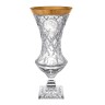 Арнштадт Роза с золотой отводкой ваза для цветов 34см