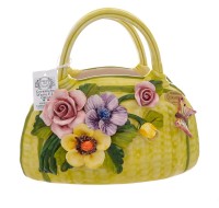 Orgia (Орджия) Итальянская керамика Цветы сумка 26см
