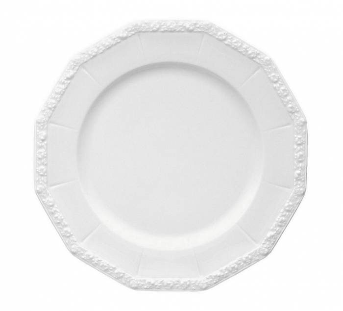 Блюдо круглое 31 см Rosenthal "White Maria" — премиальный немецкий фарфор