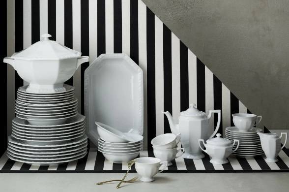 Блюдо круглое 31 см Rosenthal "White Maria" — премиальный немецкий фарфор