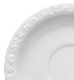 Блюдце 16 см Rosenthal "White Maria" — премиальный немецкий фарфор