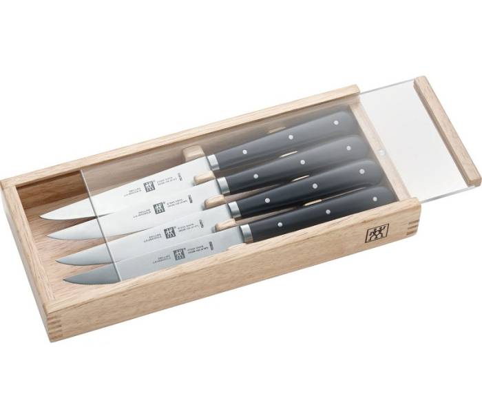 Zwilling J.A Henckels Steak-Sets Германия набор стейковых ножей 4 шт 