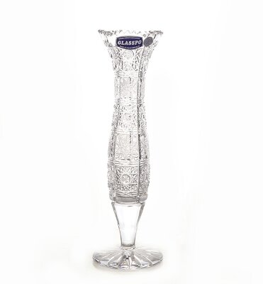 Хрусталь Снежинка Glasspo ваза для цветов 25,5 см Хрусталь Снежинка Glasspo ваза для цветов 25,5 см
