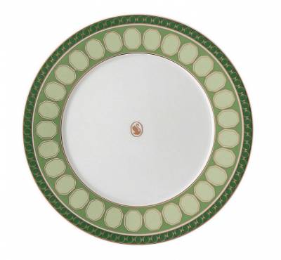 Тарелка 23см закусочная Rosenthal «Swarovski Signum Fern» — немецкий премиальный фарфор