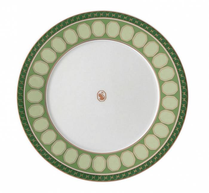Тарелка 23см закусочная Rosenthal «Swarovski Signum Fern» — немецкий премиальный фарфор