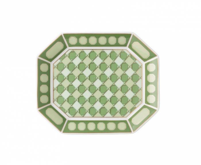 Блюдо 15х12 см Rosenthal «Swarovski Signum Fern» — немецкий премиальный фарфор