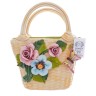 Orgia (Орджия) Итальянская керамика Цветы сумка 19см