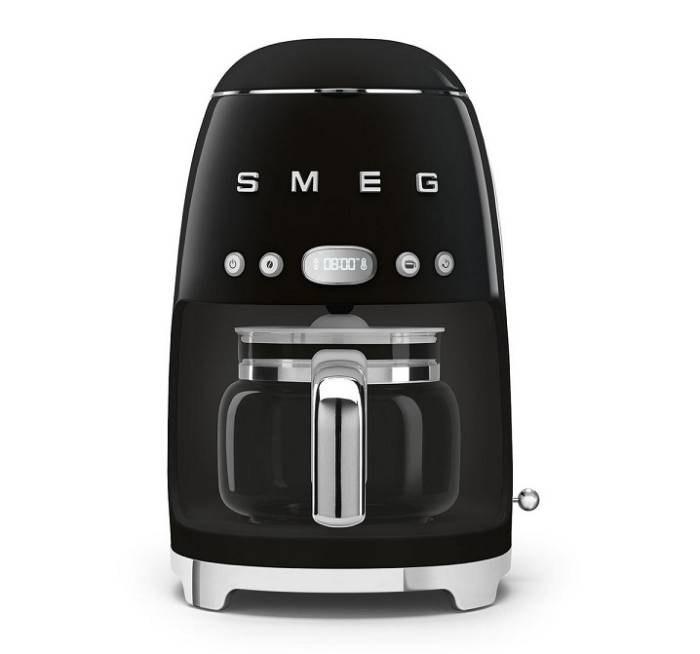 SMEG Италия Черный капельная кофеварка 1,4л 1050 ВТ